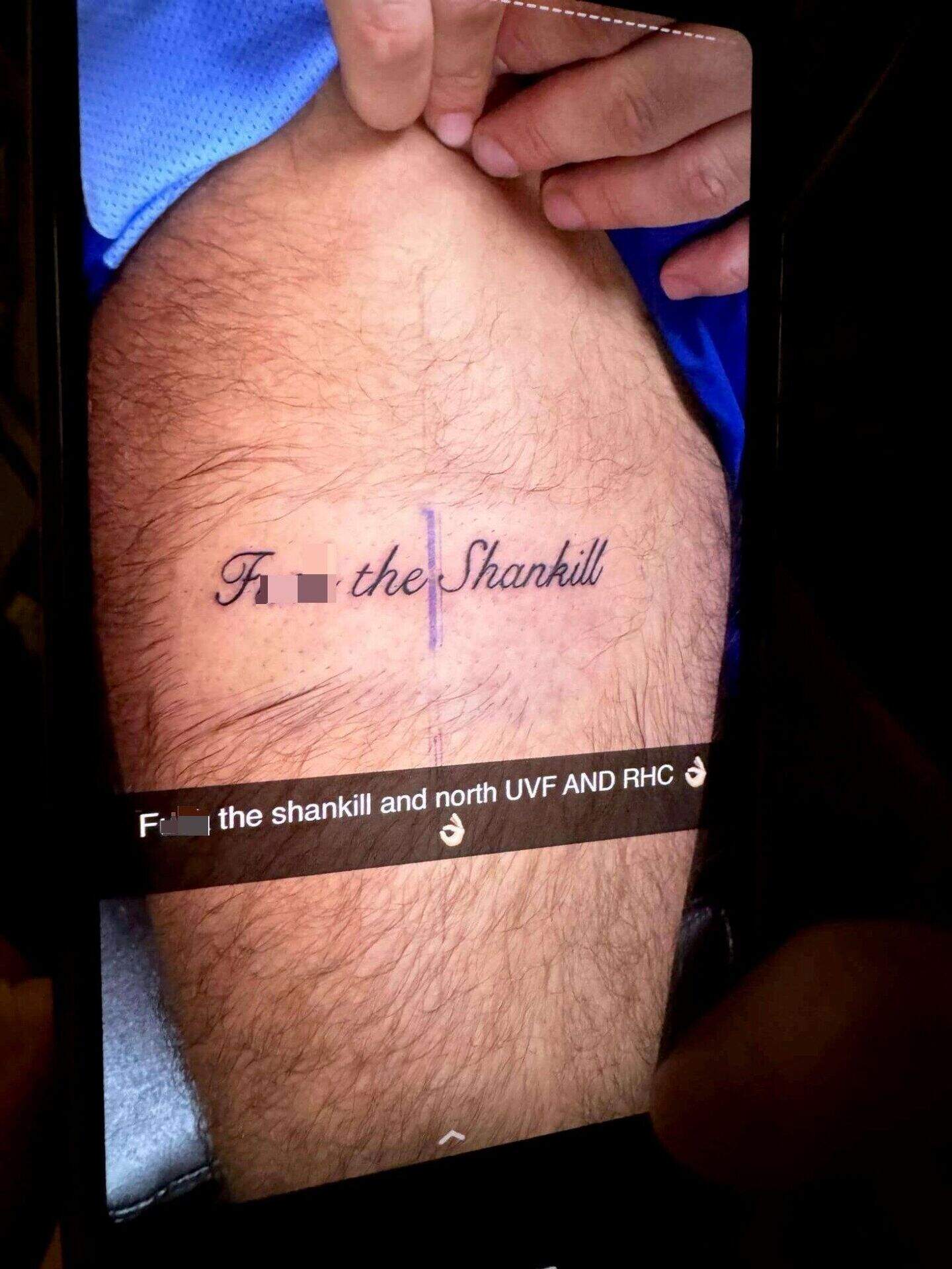 Loyalist who got ‘f**k the Shankill’ tattoo on lads’ holiday shot in leg by UVF