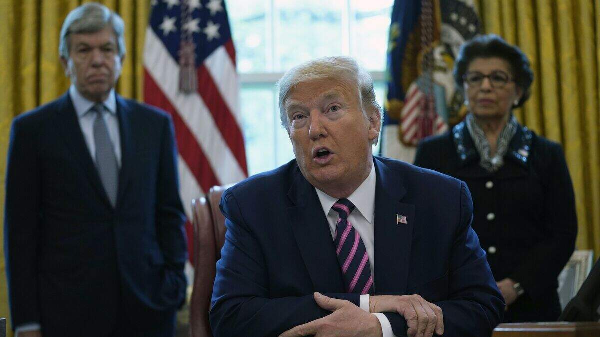 Trump signs 484bn dollar measure to aid employers and hospitals ...
