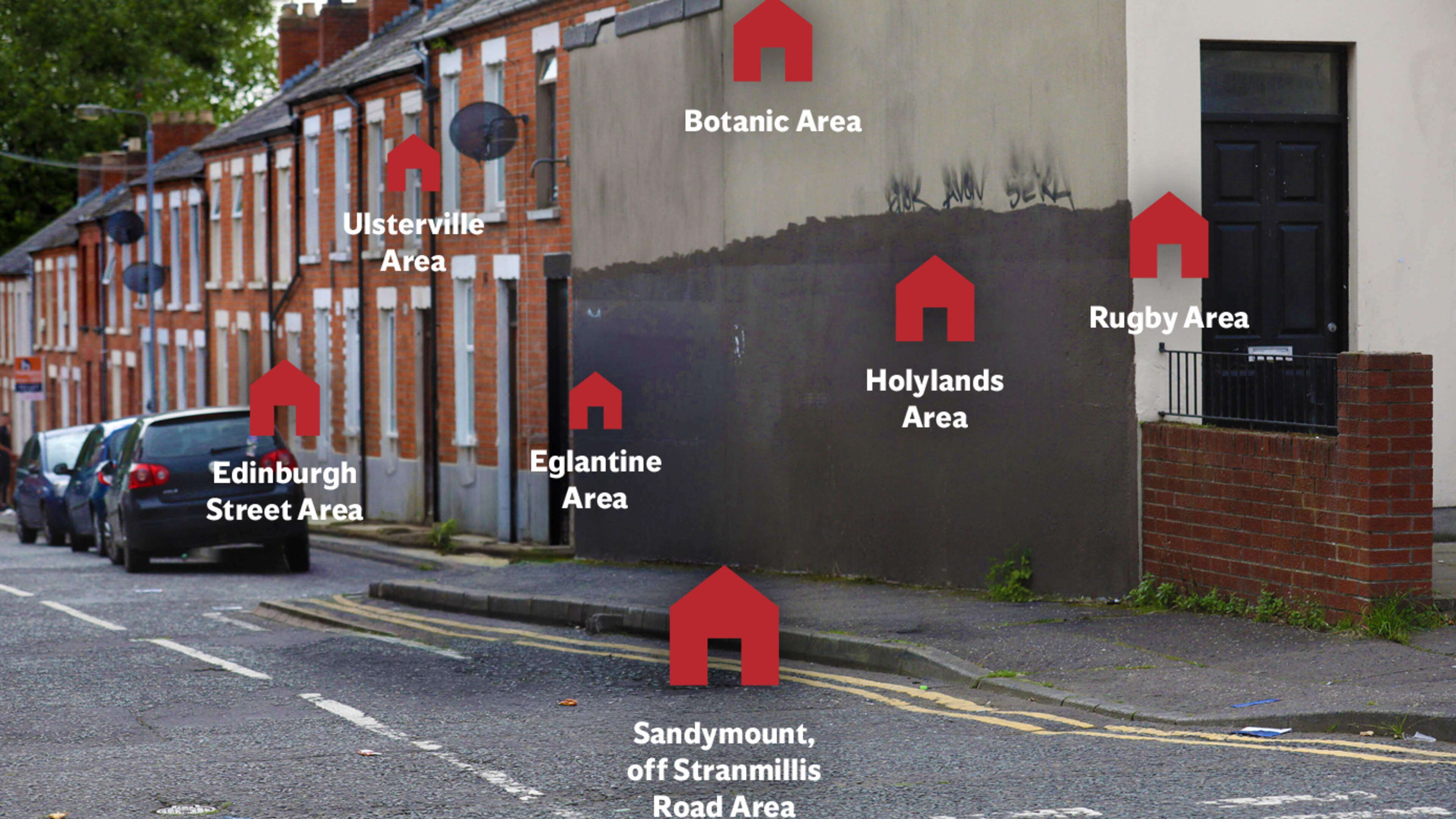 The south Belfast streets where more than 60pc of homes are ‘houses in multiple occupation’