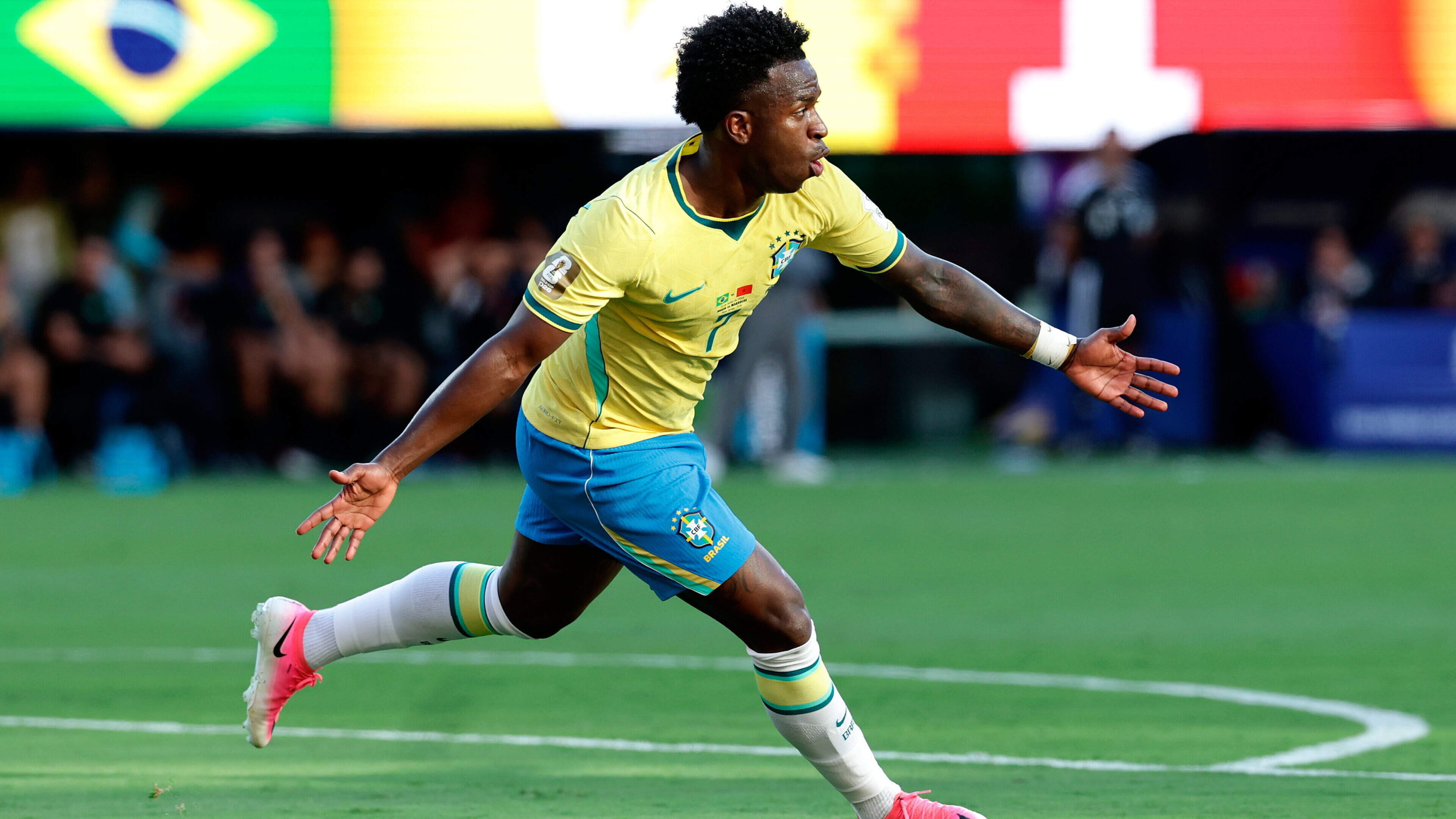 Brazil draws 1-1 with Morocco in World Cup opener behind Vinícius Júnior goal