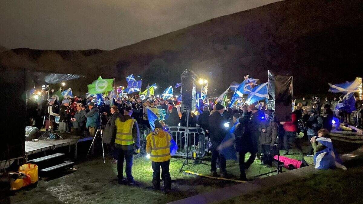 SNP MP hits out at Brexit during rally marking three years since UK ...