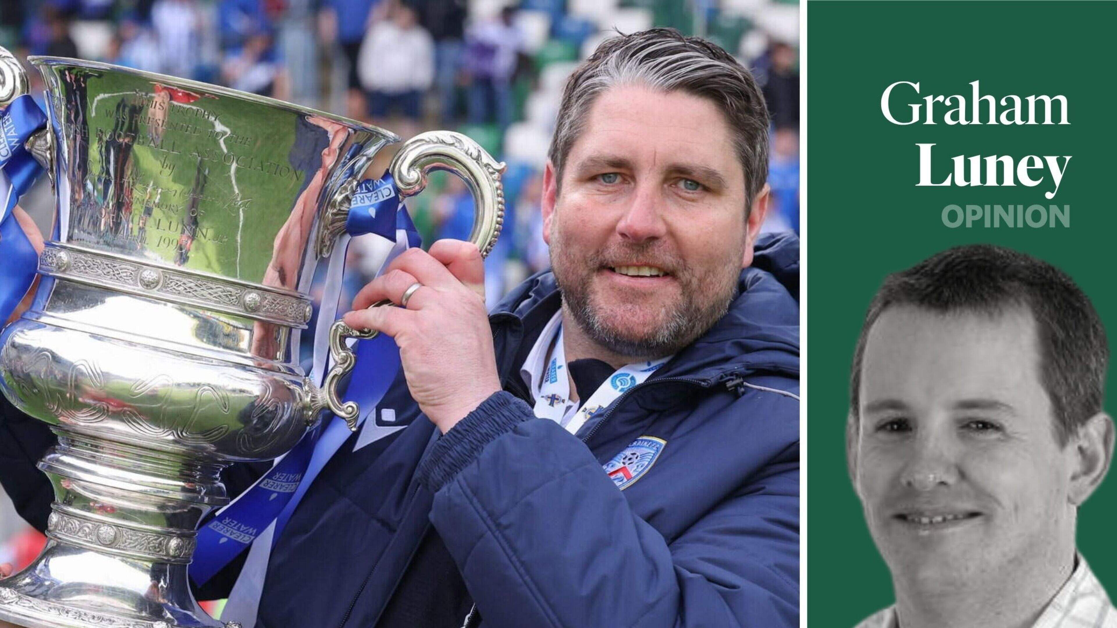 Coleraine’s Irish Cup joy is an uplifting tale of sporting triumph after family tragedy
