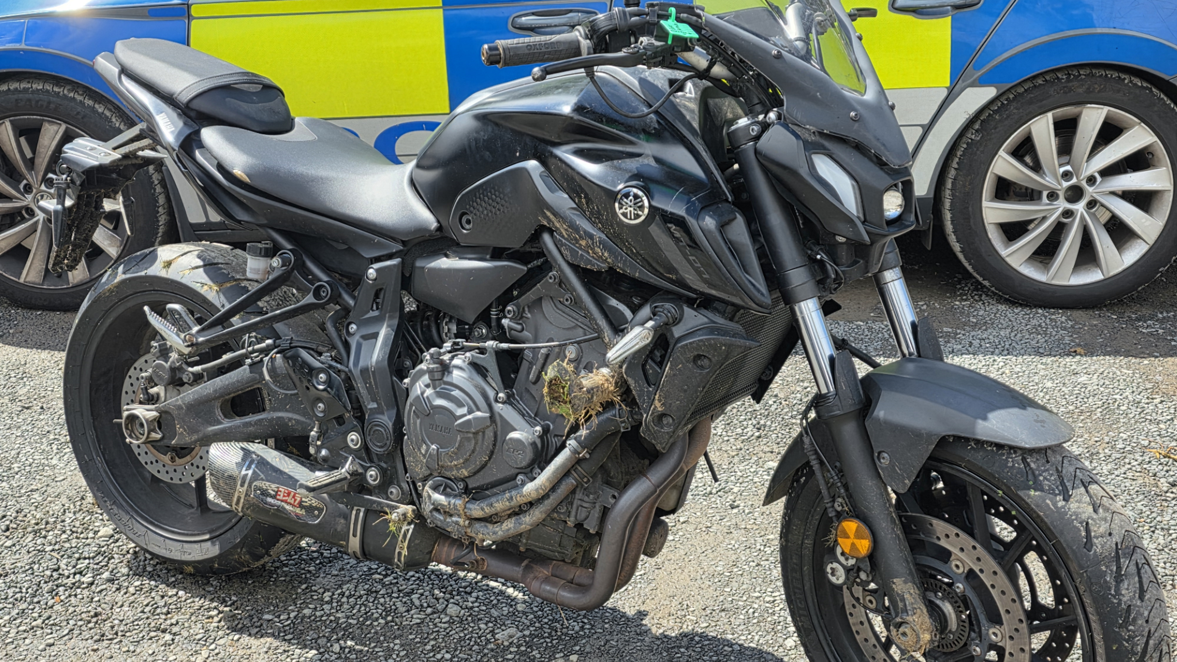 Two teenagers arrested after stolen motorbike seized following PSNI drone operation