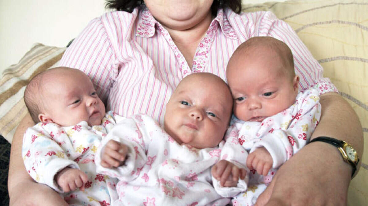 Ulster mum and the amazing identical triplets | Belfast Telegraph
