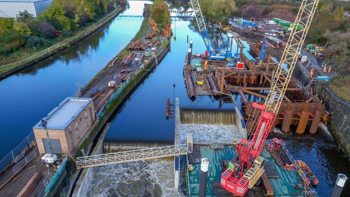 £50m flood defence project in Leeds to see first use of moveable weir ...