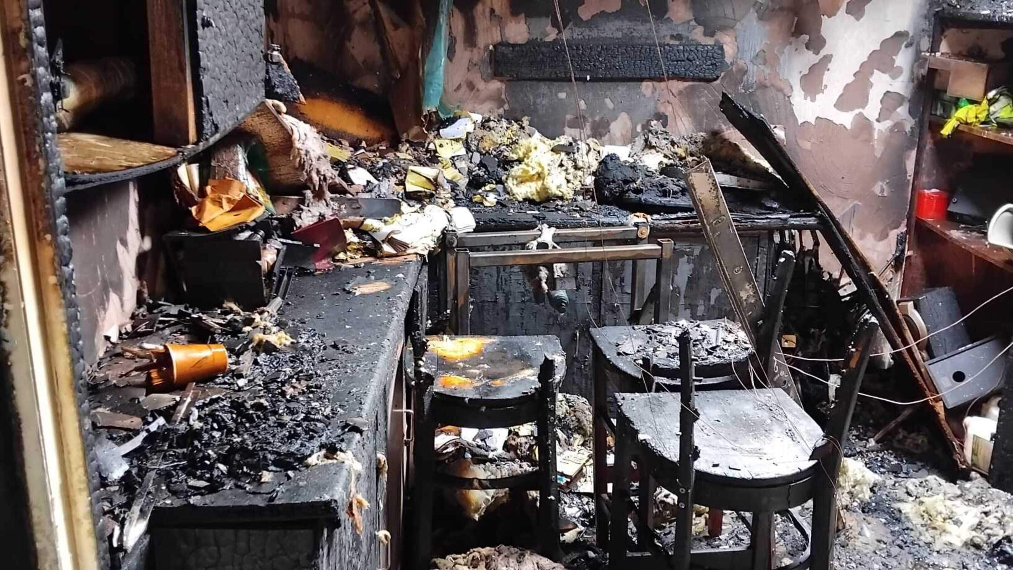 ‘History just burnt to a cinder’: Irish League side ‘devastated’ after fire rips through clubhouse