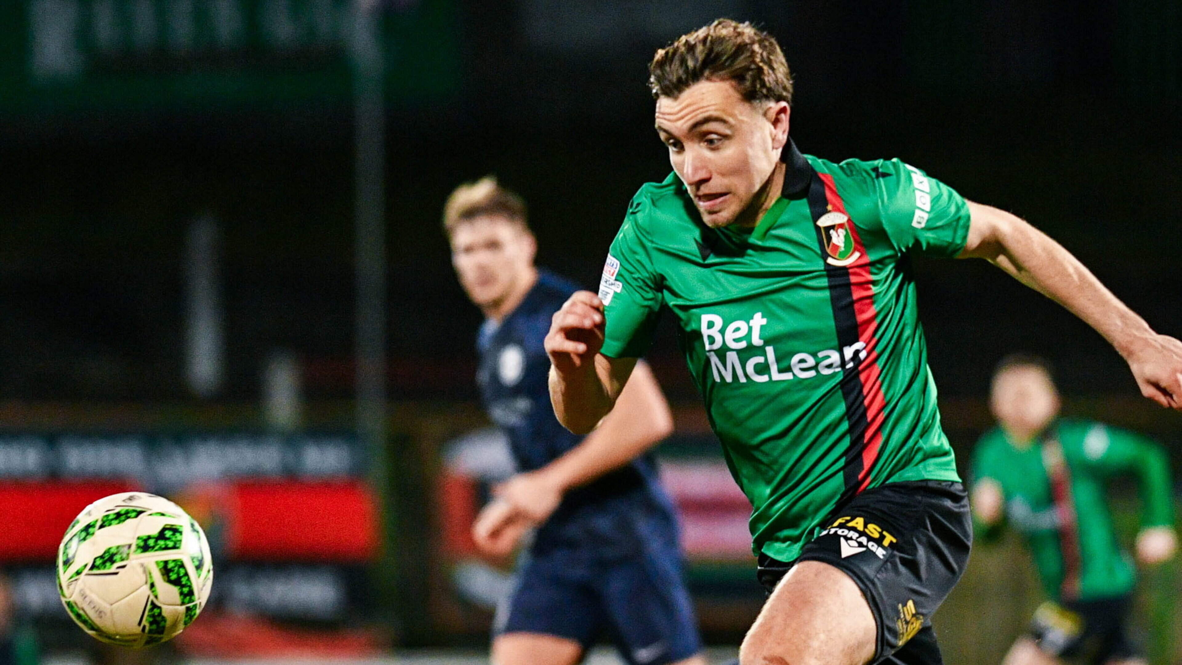 Glentoran midfielder on why Dungannon’s rotation at Larne could play into Oval outfit’s hands in the mad chase for Gibson Cup