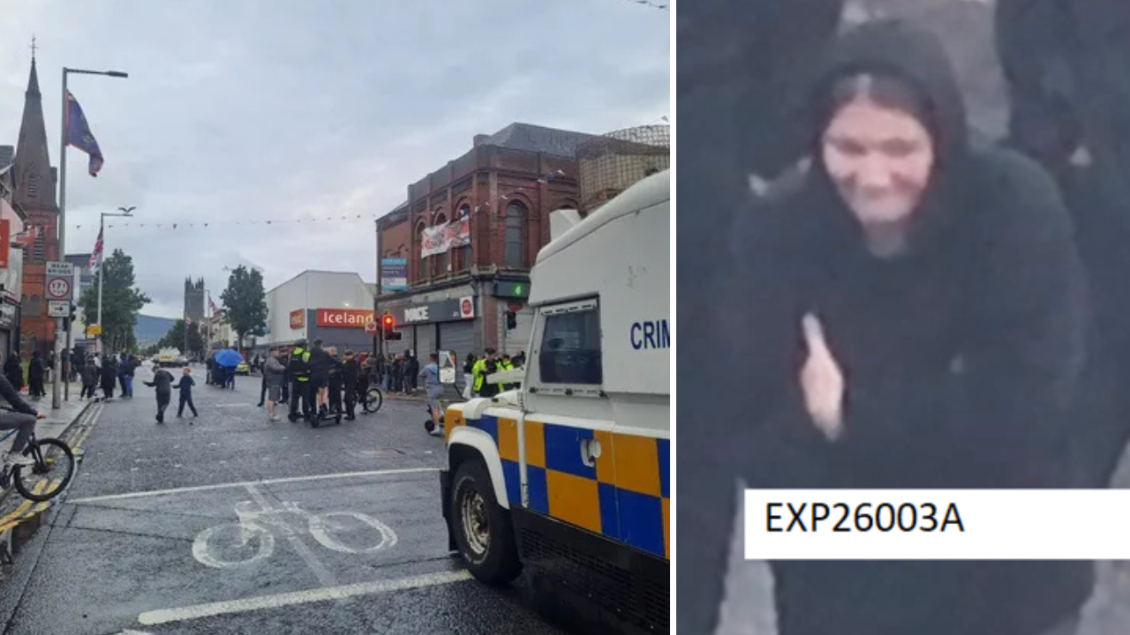 Protest activity and transport suspensions follow knife attack in east Belfast