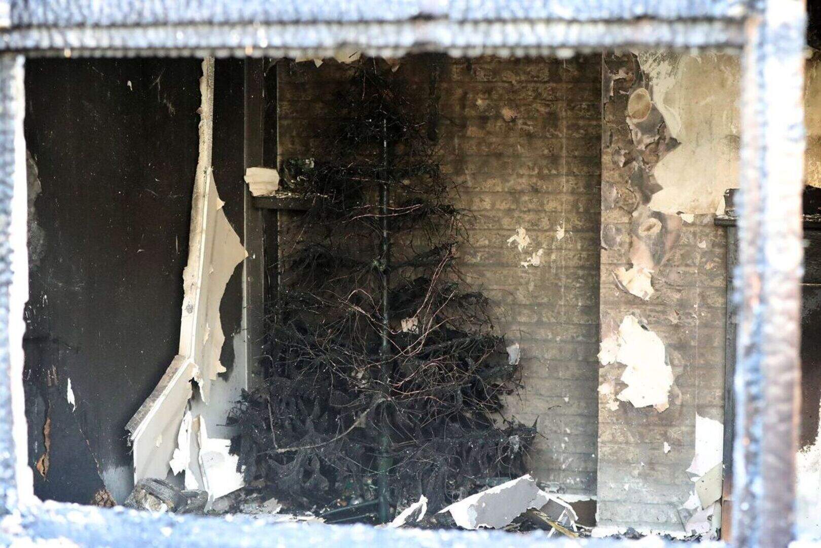 Photos: Images show house gutted in Larne after wheelie bin set on fire ...