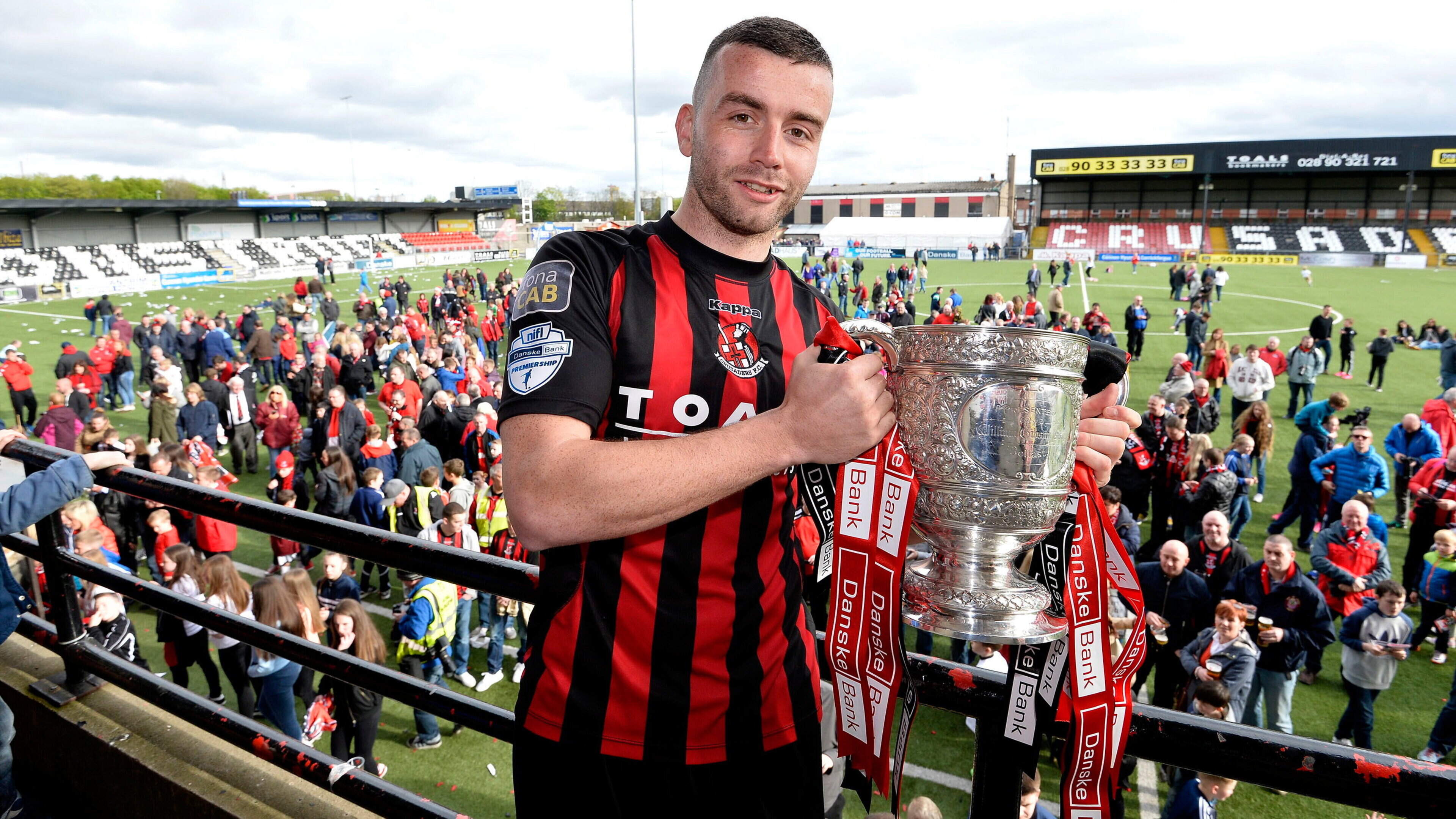 ‘I was shunted out of the door at Crusaders. When I joined Cliftonville, I knew it would upset some people.’