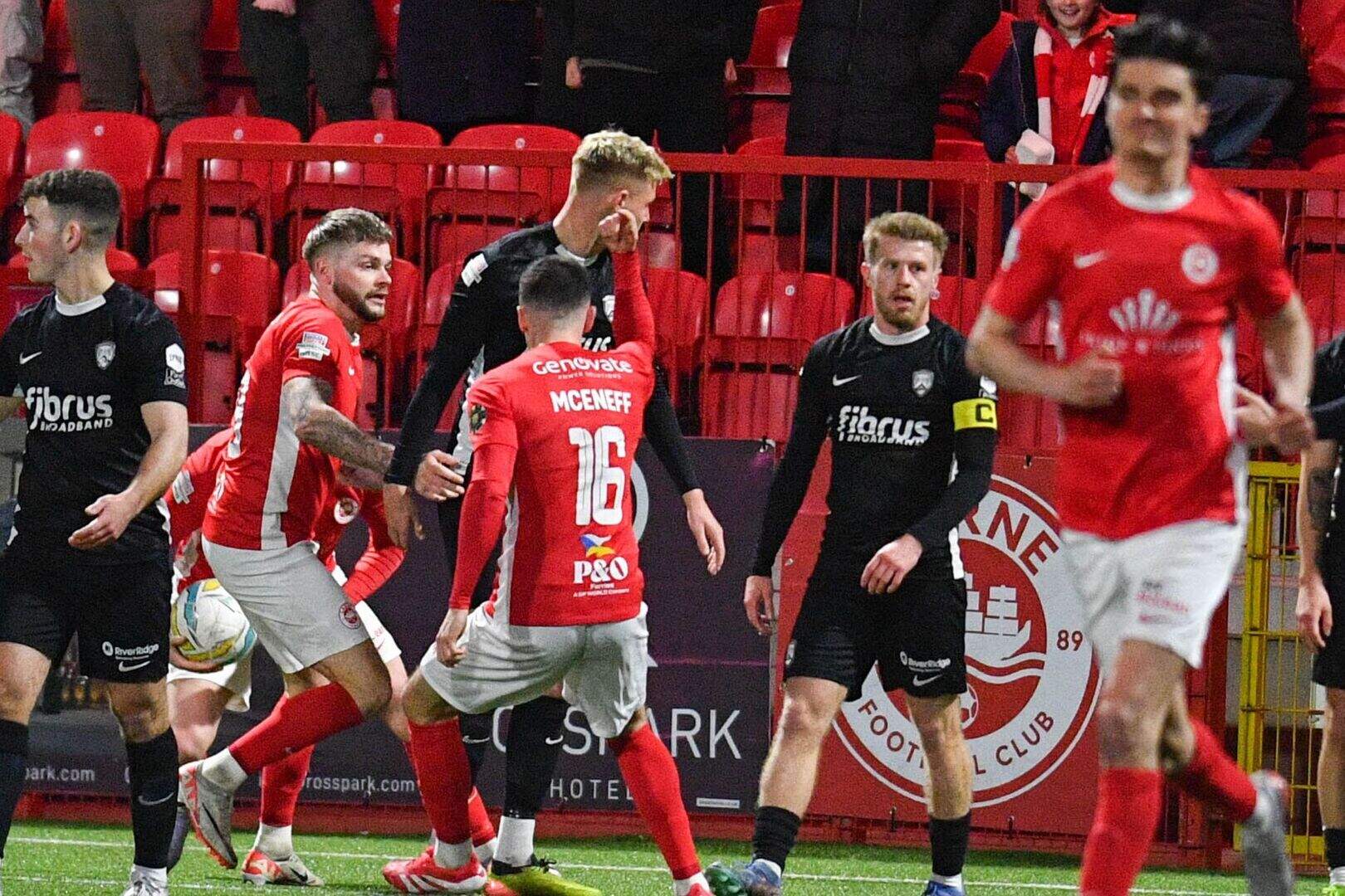 Larne’s character shone through to rescue point with Coleraine, praises ...