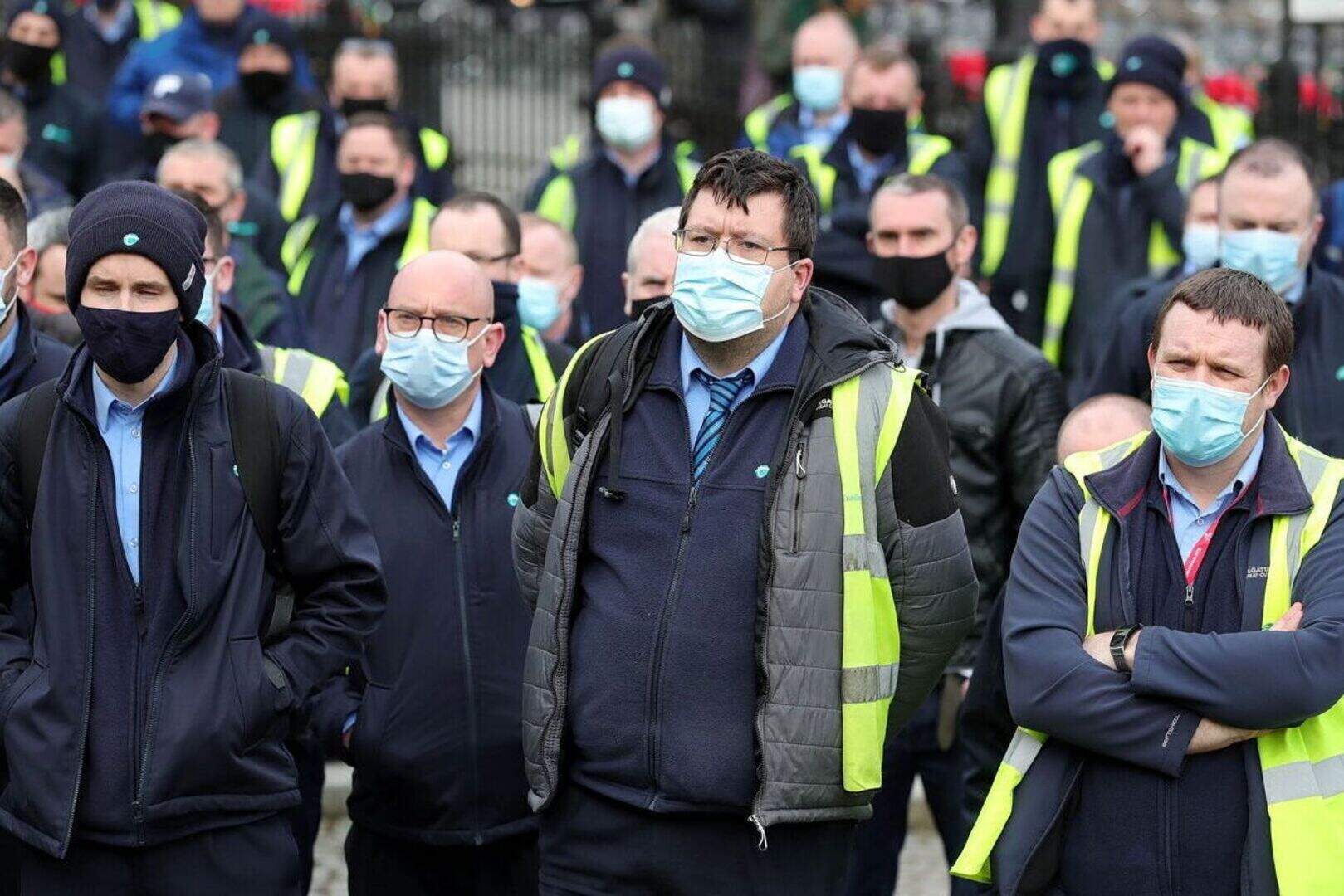 Northern Ireland riots: Belfast Bus drivers stage protest after petrol ...