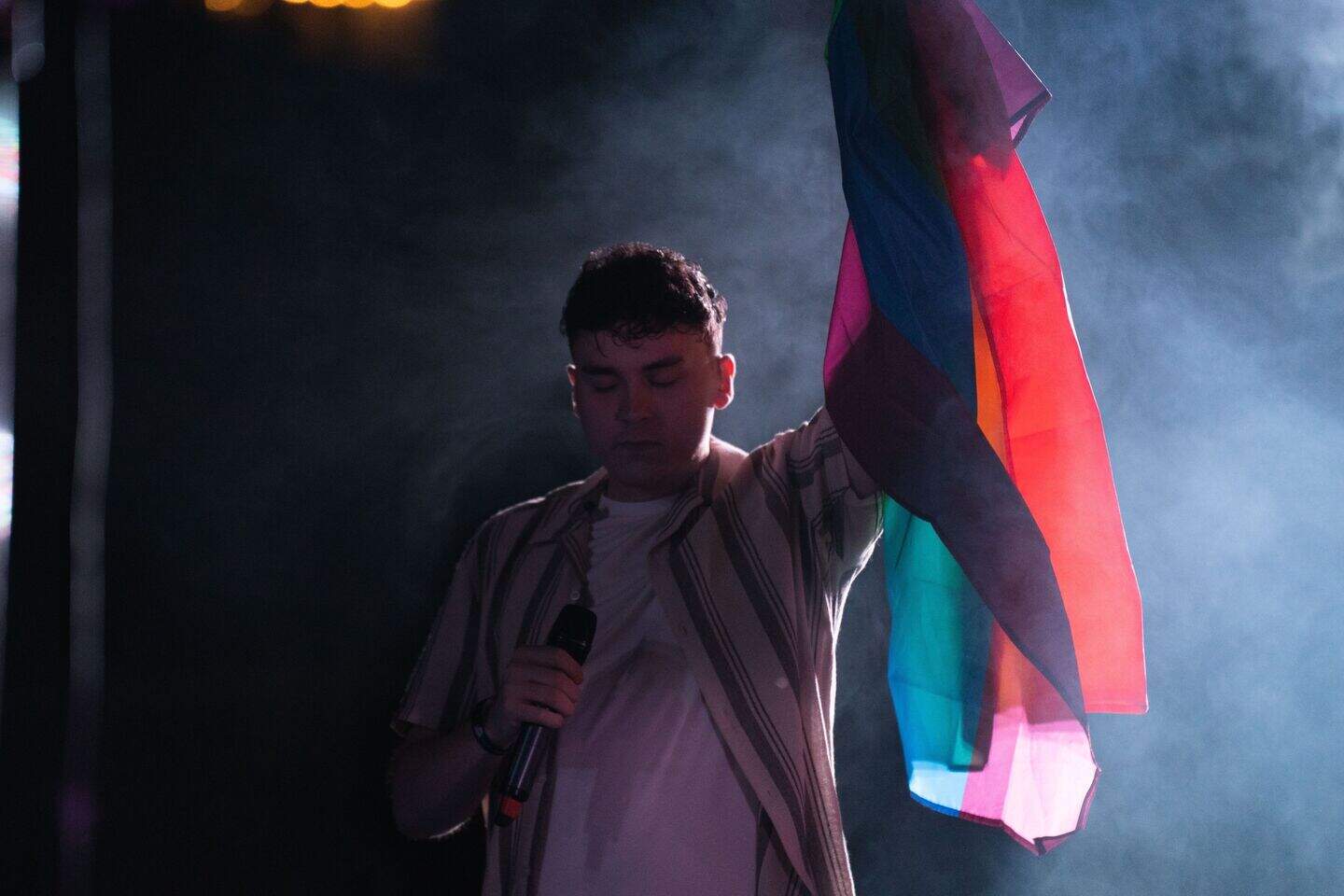 Patrick Saint James at Belfast Pride: Derry singer who left NI over ...