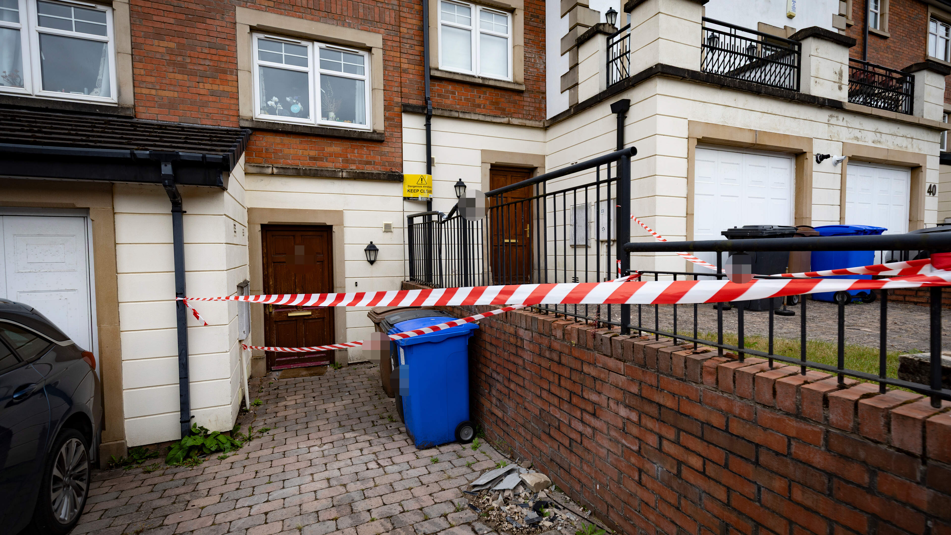 ‘Somebody could be killed’: Resident’s plea for speedy remedial work after parapets of two houses crash to ground