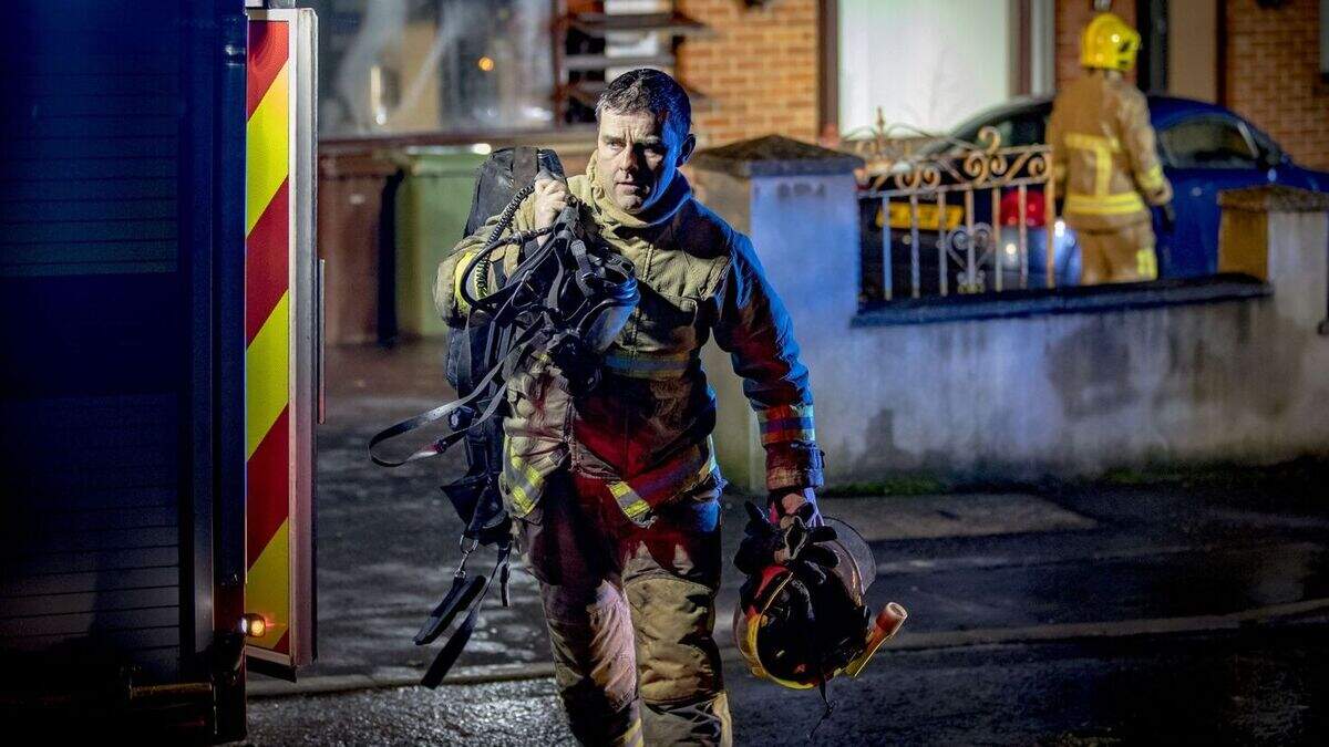 Pictured: Firefighters deal with house fire in west Belfast | Belfast ...