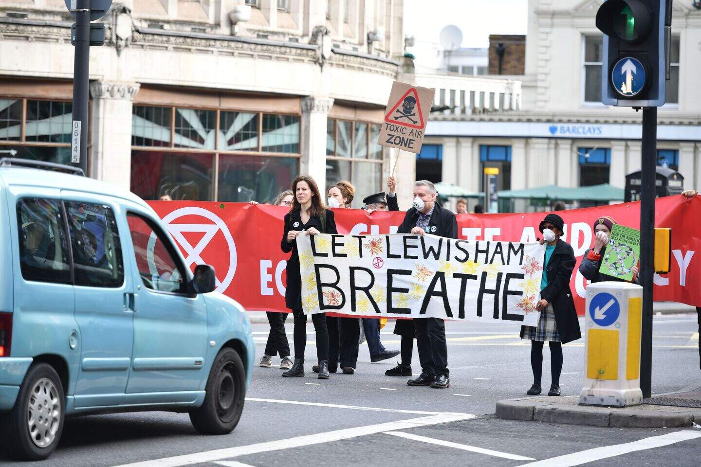 Climate change protesters disrupt traffic with rush-hour roadblocks ...