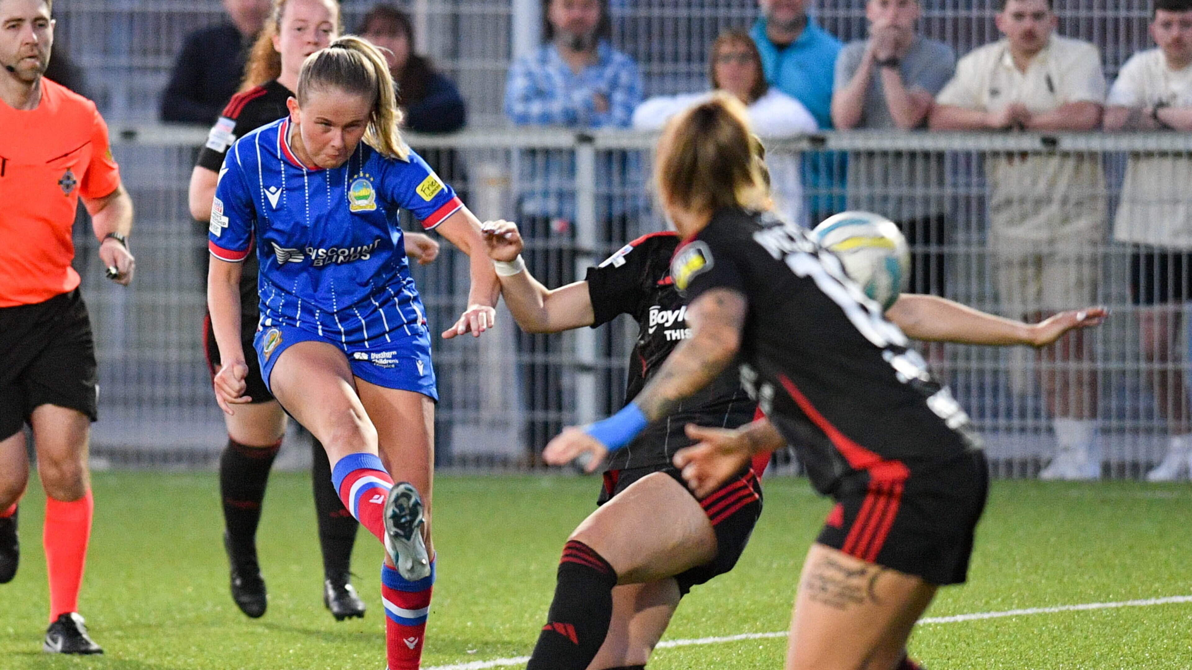 Northern Ireland star hits yet another hat-trick to help Linfield into top spot in Women’s Premiership