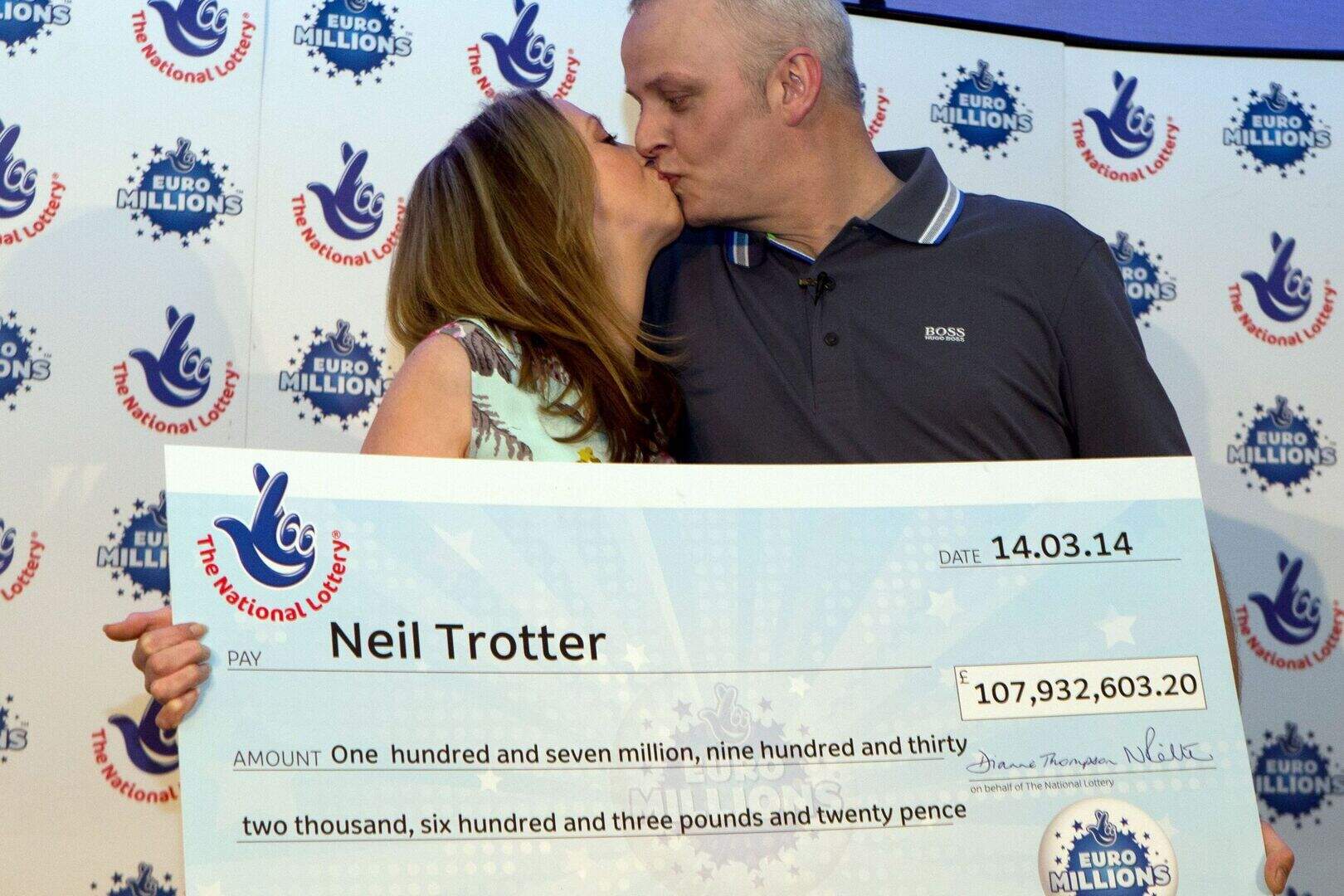 Mechanic Neil Trotter scoops EuroMillions jackpot after using Only ...