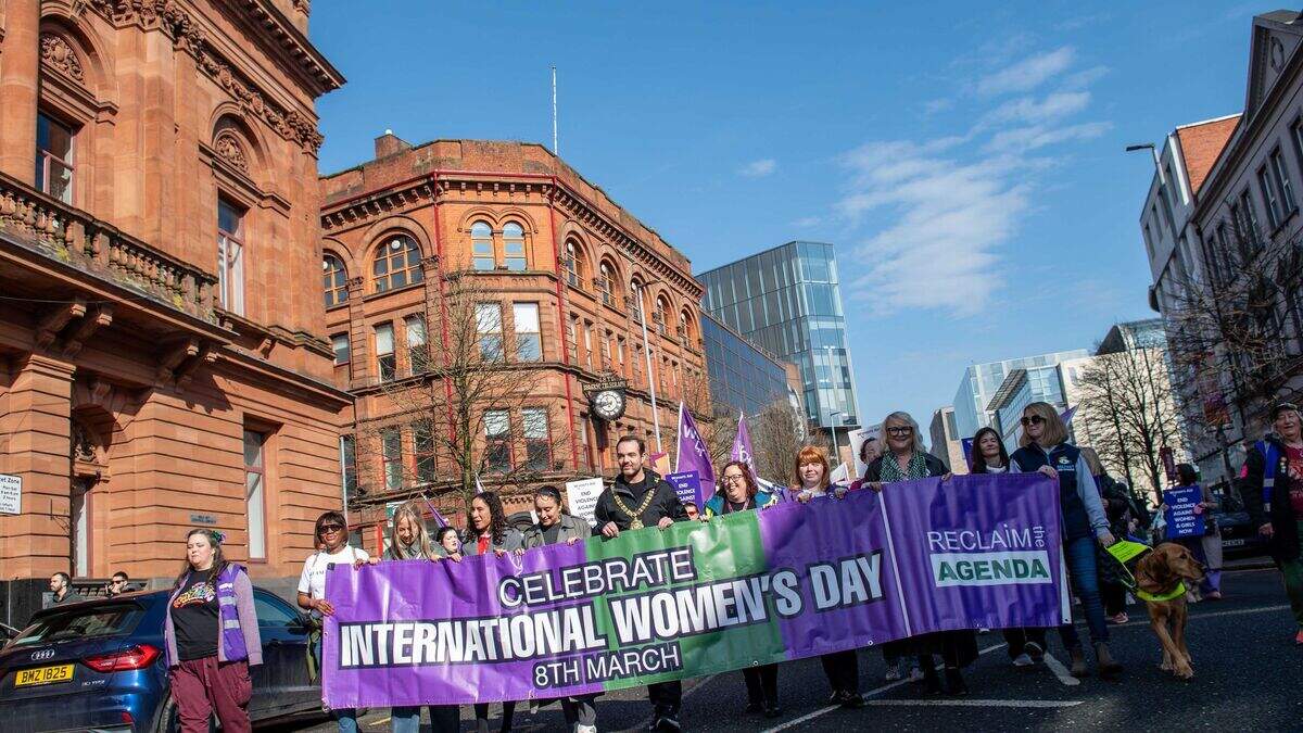 Women’s Day march makes call for peace | Belfast Telegraph