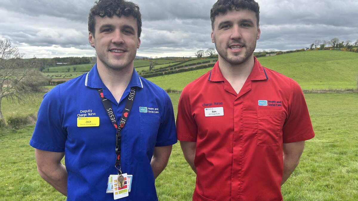 ‘Even with different uniforms, we still get mixed up’: Double trouble in NI hospital with twin nurses