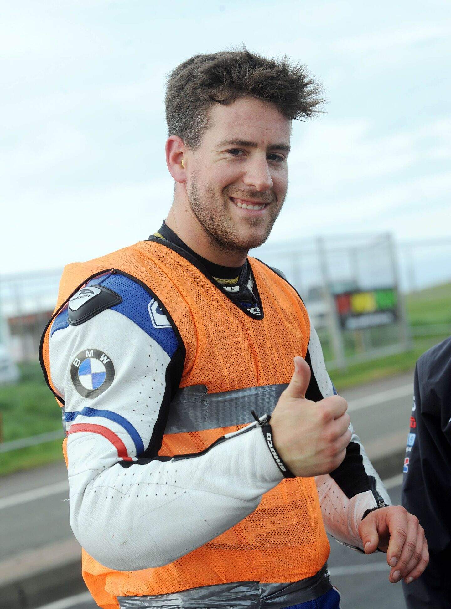 One of the last pictures of tragic road racing star Simon Andrews ...