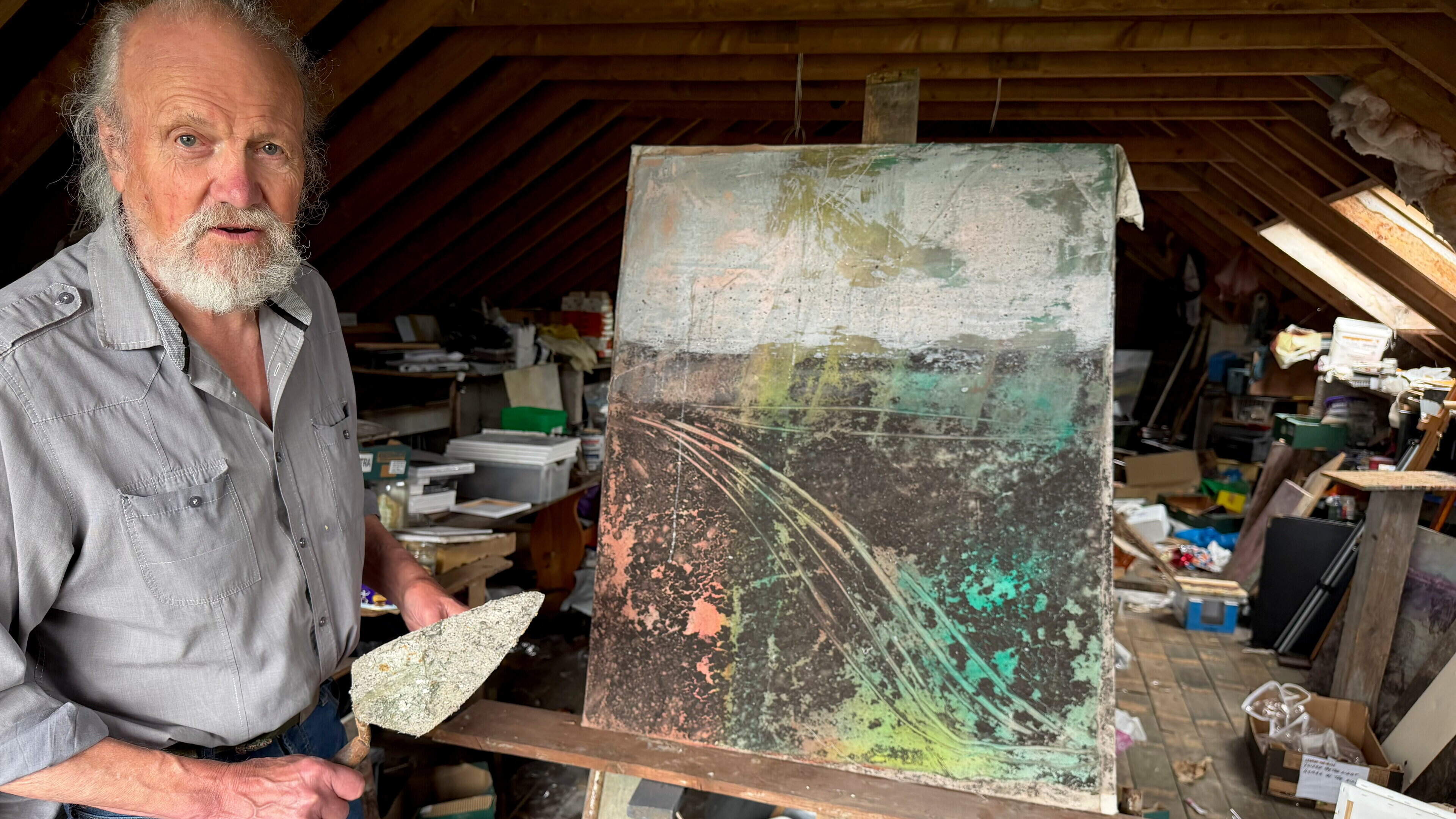 ‘I take material from bogs and moors and put them on my canvases... every visit is a magical experience’: Artist Bob Speers on his lifelong fascination with peatlands