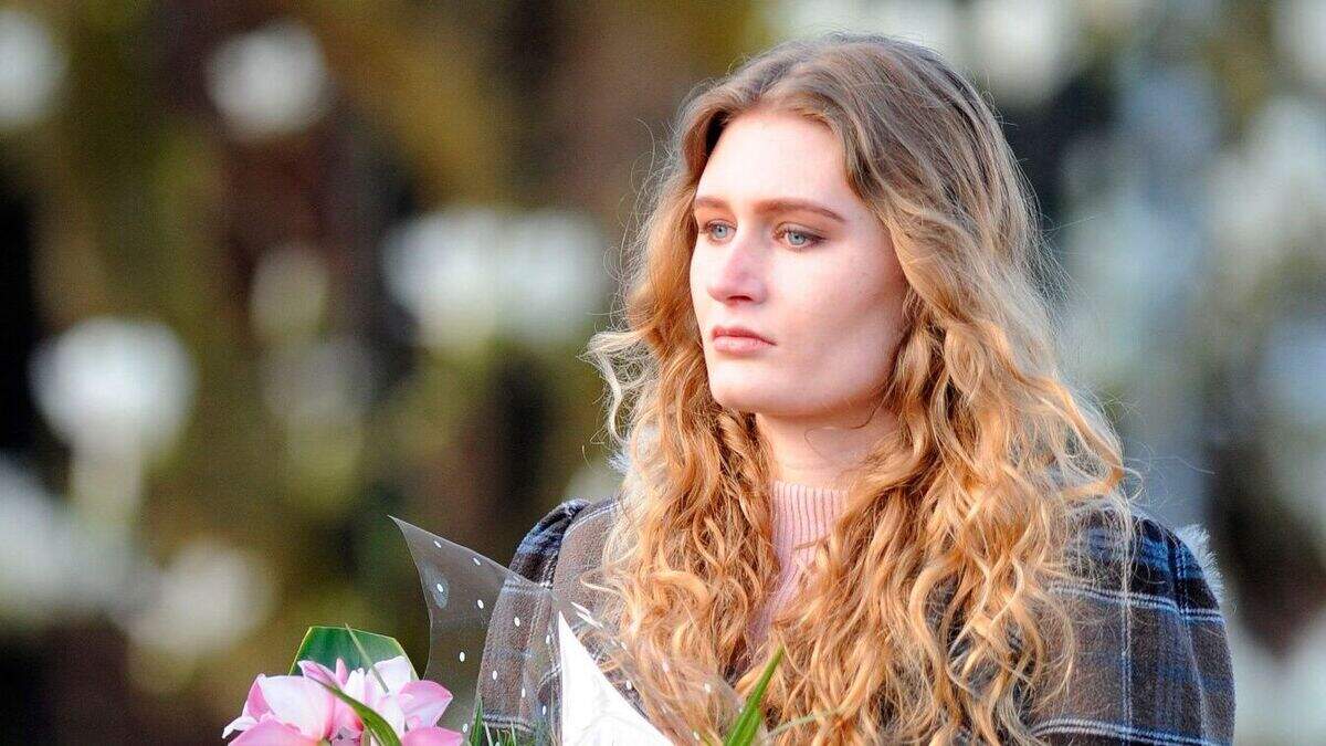 Brave Lydia in emotional visit to site of mum and brother's murder ...