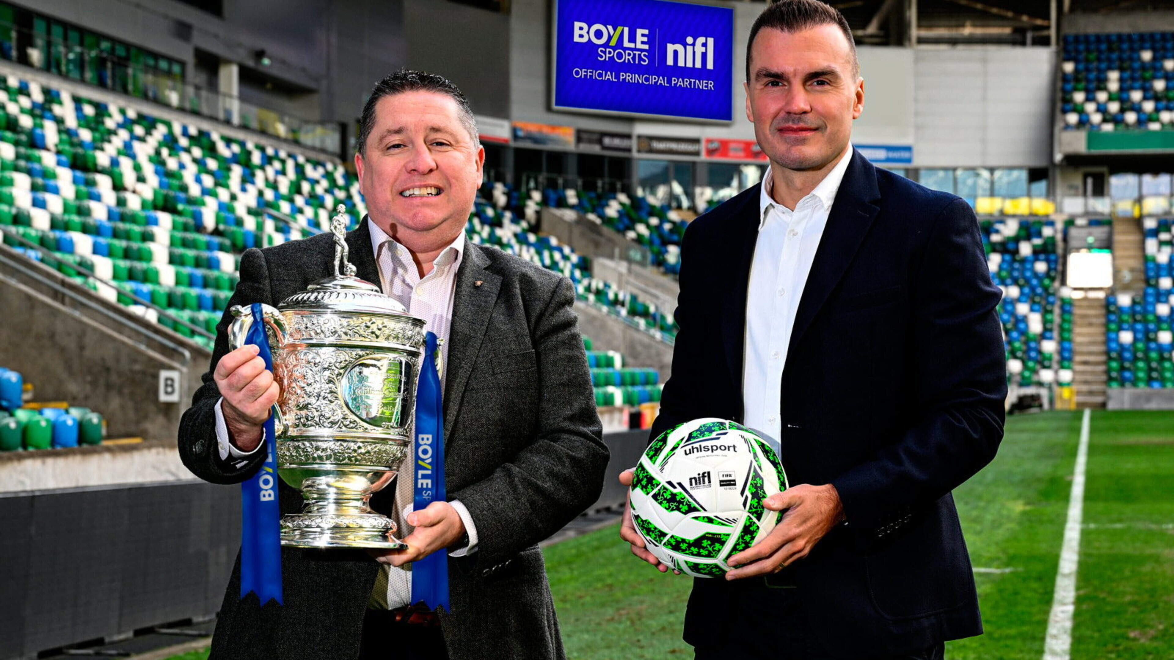 Irish bookmakers to replace Sports Direct as NI Football League’s main sponsor: ‘The deal reflects the growing strength of our competitions’