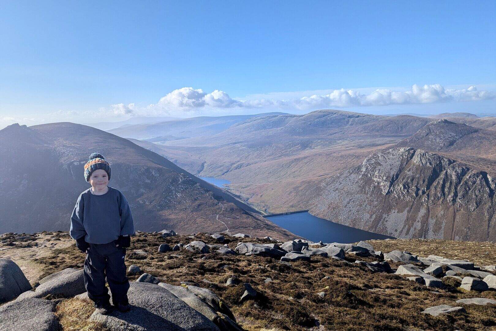 Co Down schoolboy climbs seven peaks before turning seven in Mournes ...