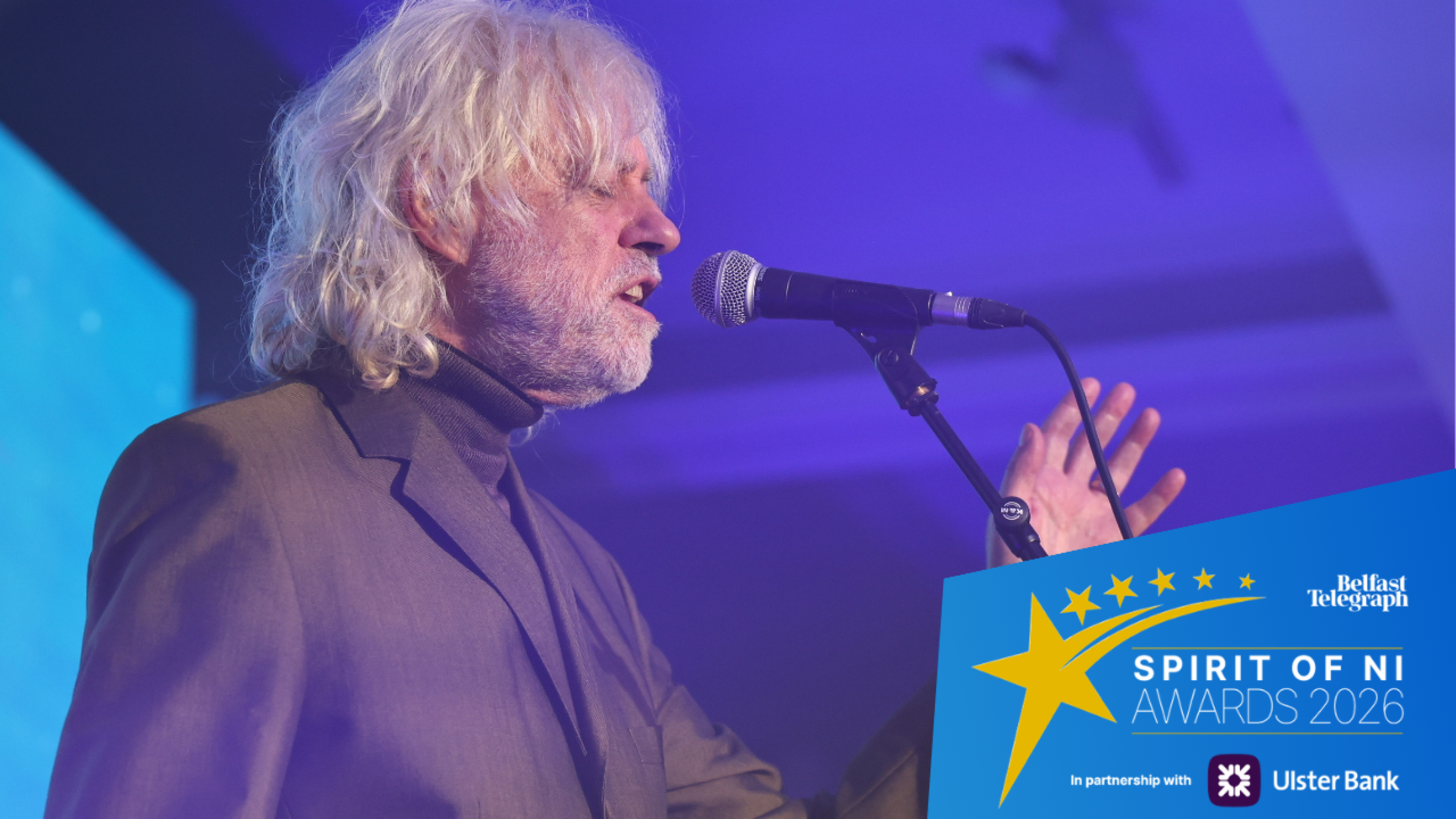 Spirit of NI Awards 2026: Bob Geldof gets gala ceremony off to a roaring start at Culloden Estate