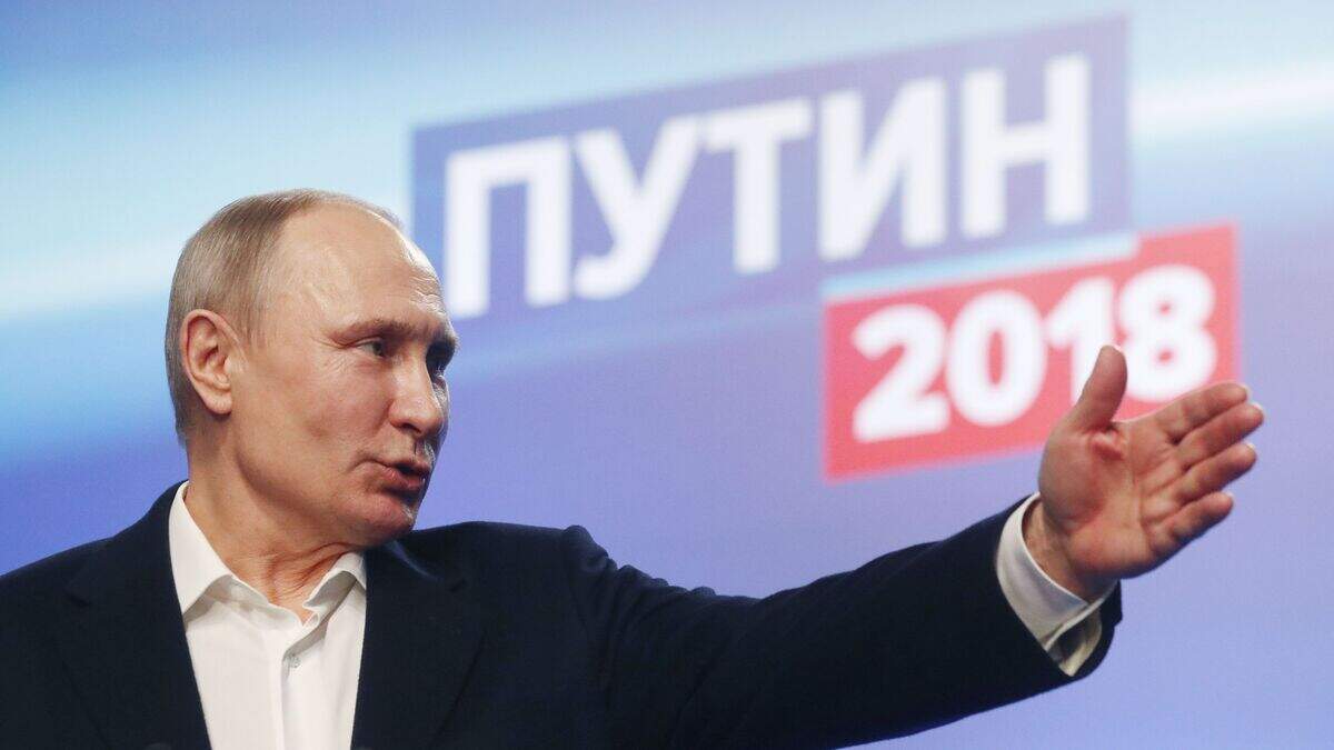 Vladimir Putin formally declared winner in Russian presidential vote ...
