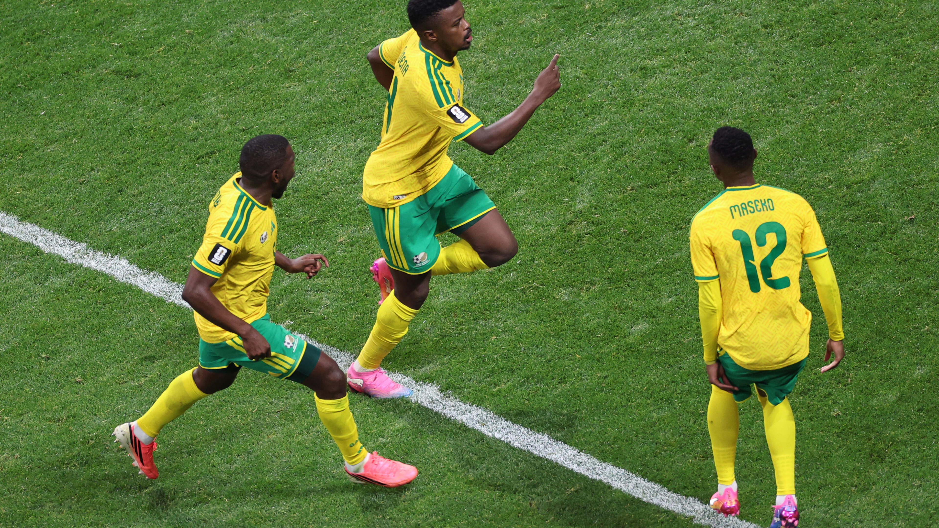 Teboho Mokoena penalty rescues late draw for South Africa against Czech Republic
