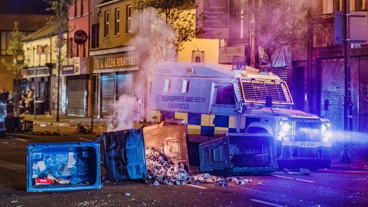 Three sentenced for taking part in Belfast riot which broke out after ...
