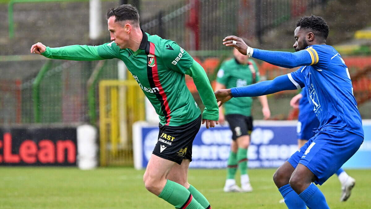 ‘The days are gone of just hoping to perform well’: Glentoran ace says Euro group stages must be the goal for Irish League sides