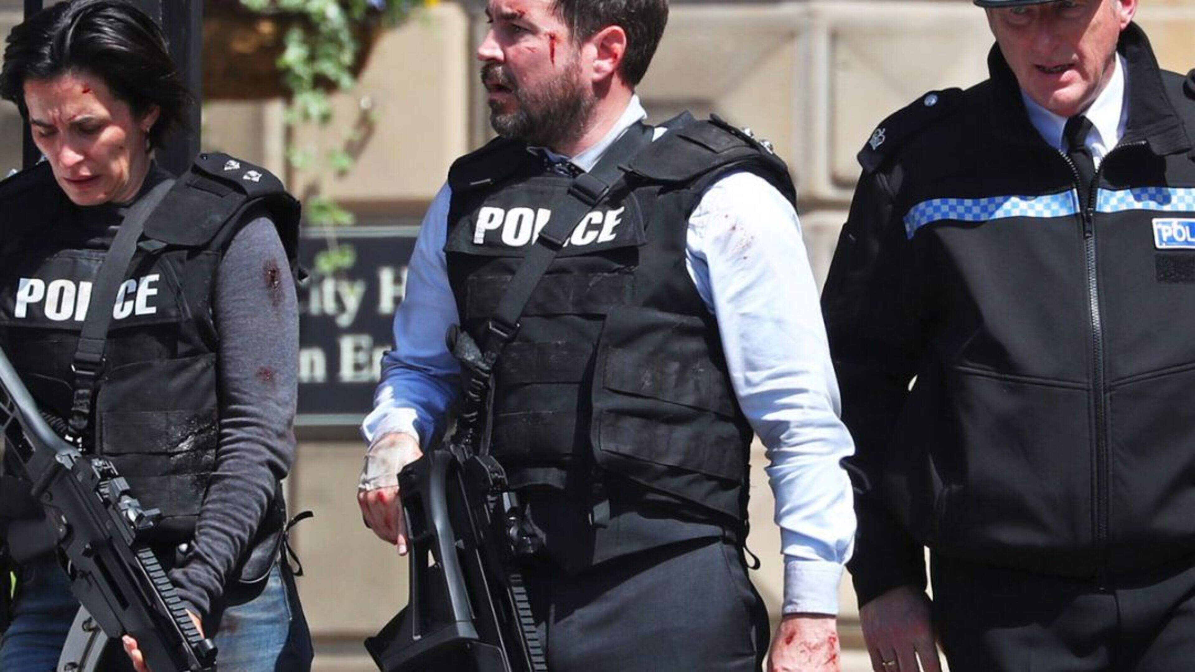 Line of Duty stars spotted filming intense scenes in Belfast city centre