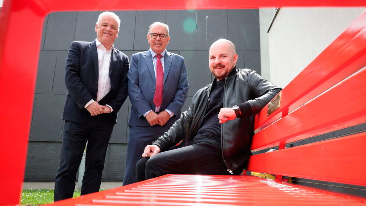 BHF red benches tell powerful stories of Northern Ireland hearts