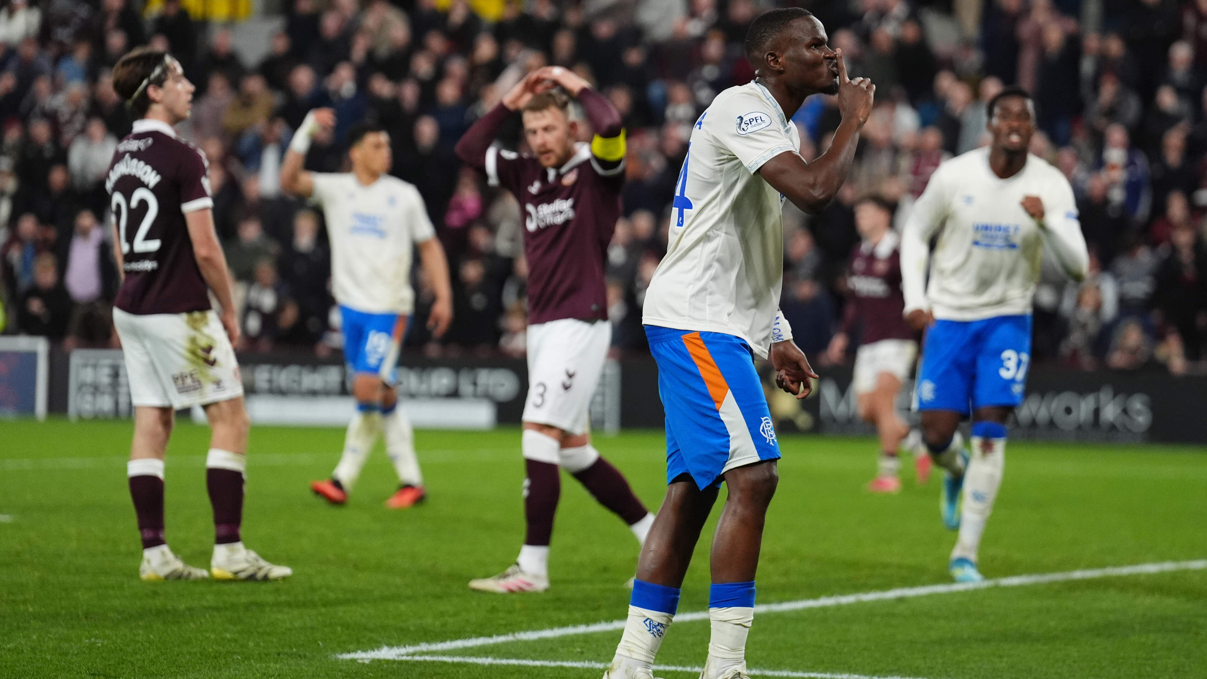 Olwethu Makhanya earns Rangers a point in Derek McInnes’ Tynecastle return