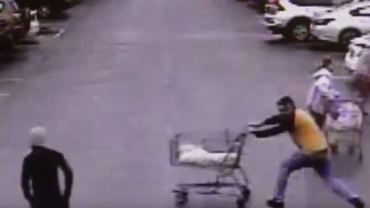 Hero customer foils shoplifter with shopping trolley | Belfast Telegraph