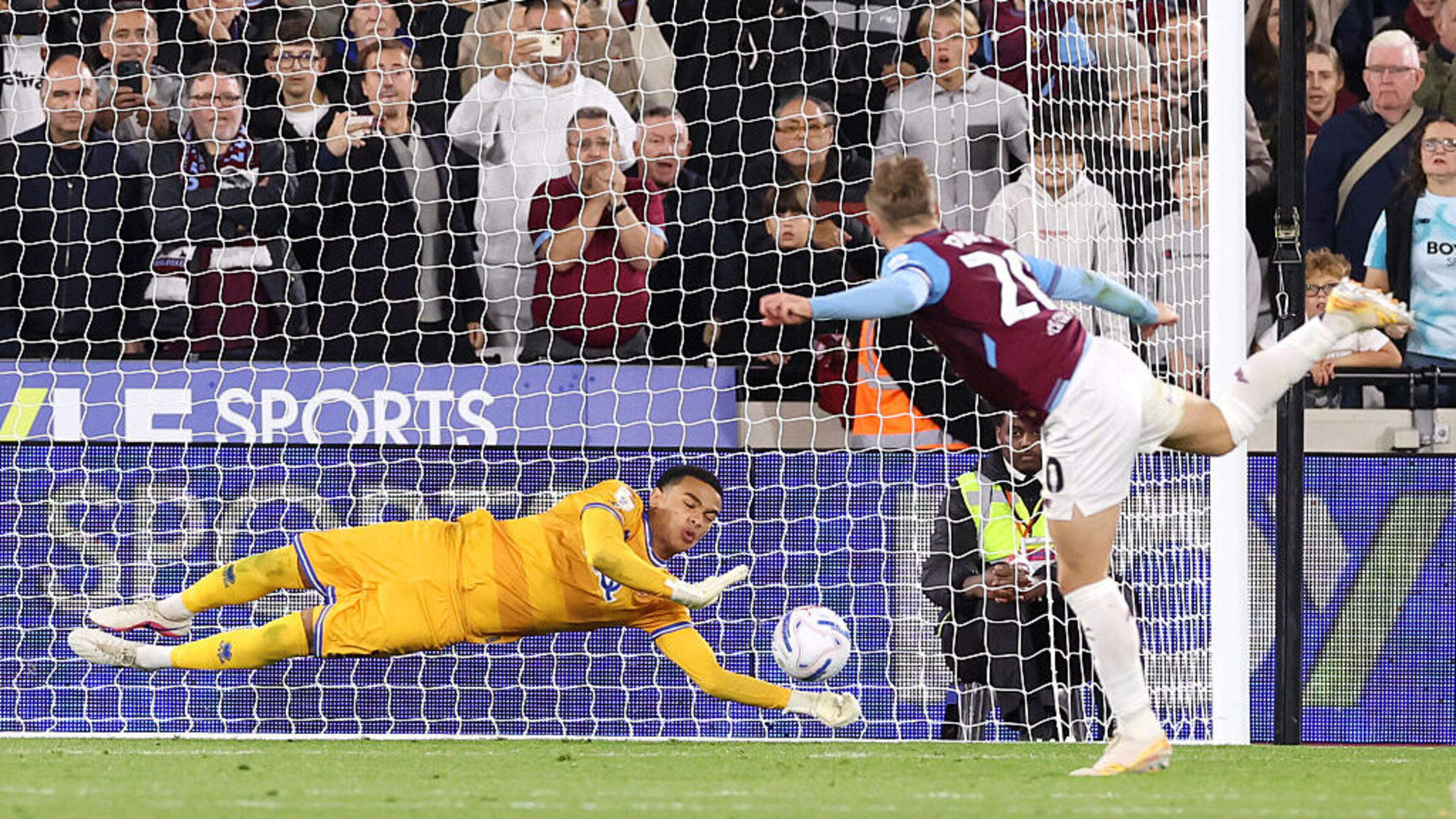 ‘I can't speak highly enough of him’: QPR captain hails Northern Ireland goalkeeper after stunning penalty save at West Ham