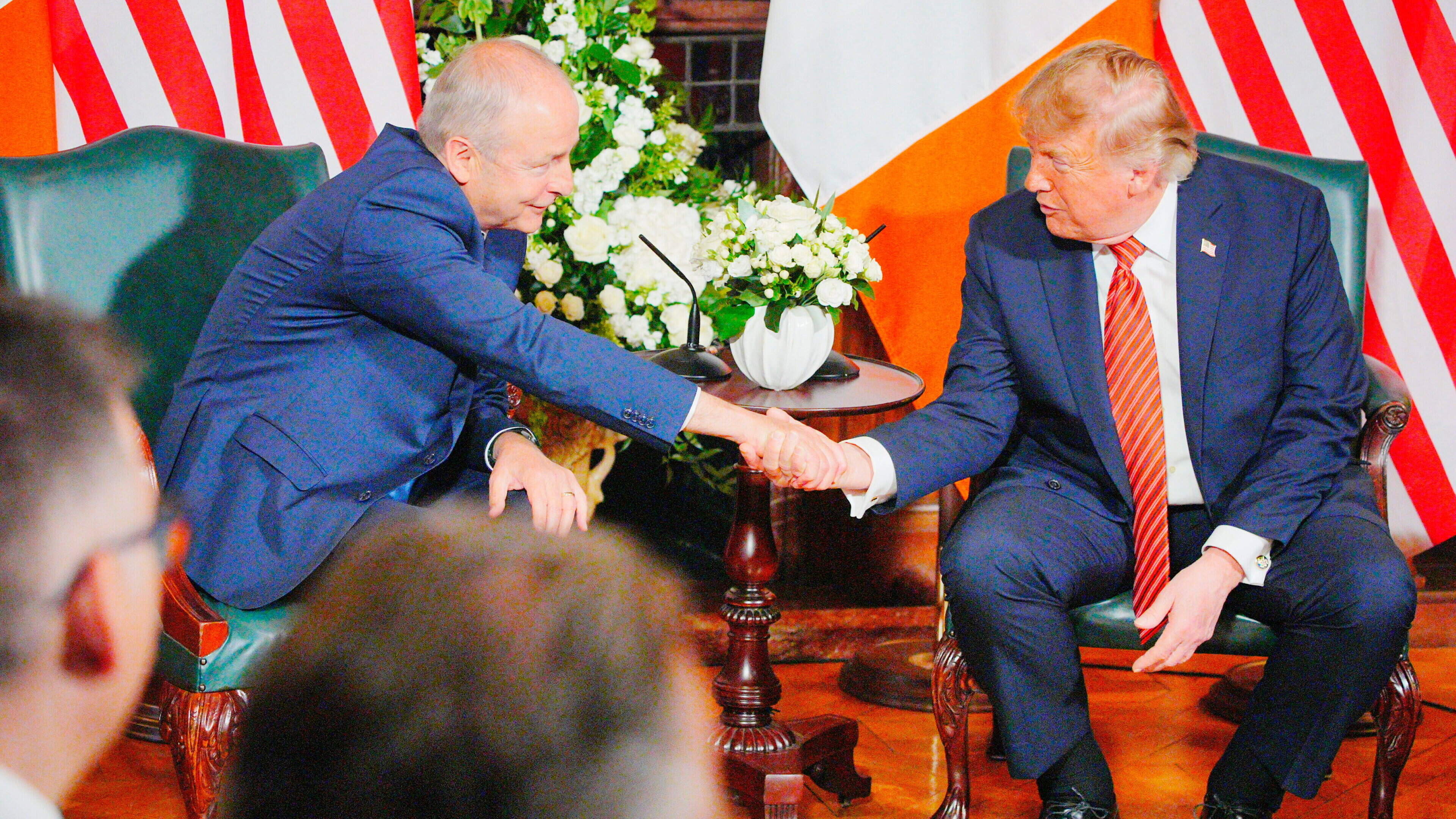 Unionists hit back at Donald Trump after US President says he would ‘love to see’ a united Ireland