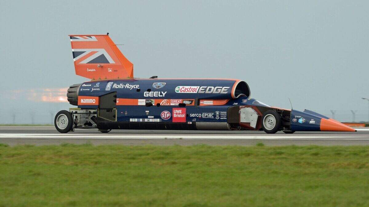 British car designed to reach 1,000mph tested on runway | Belfast Telegraph