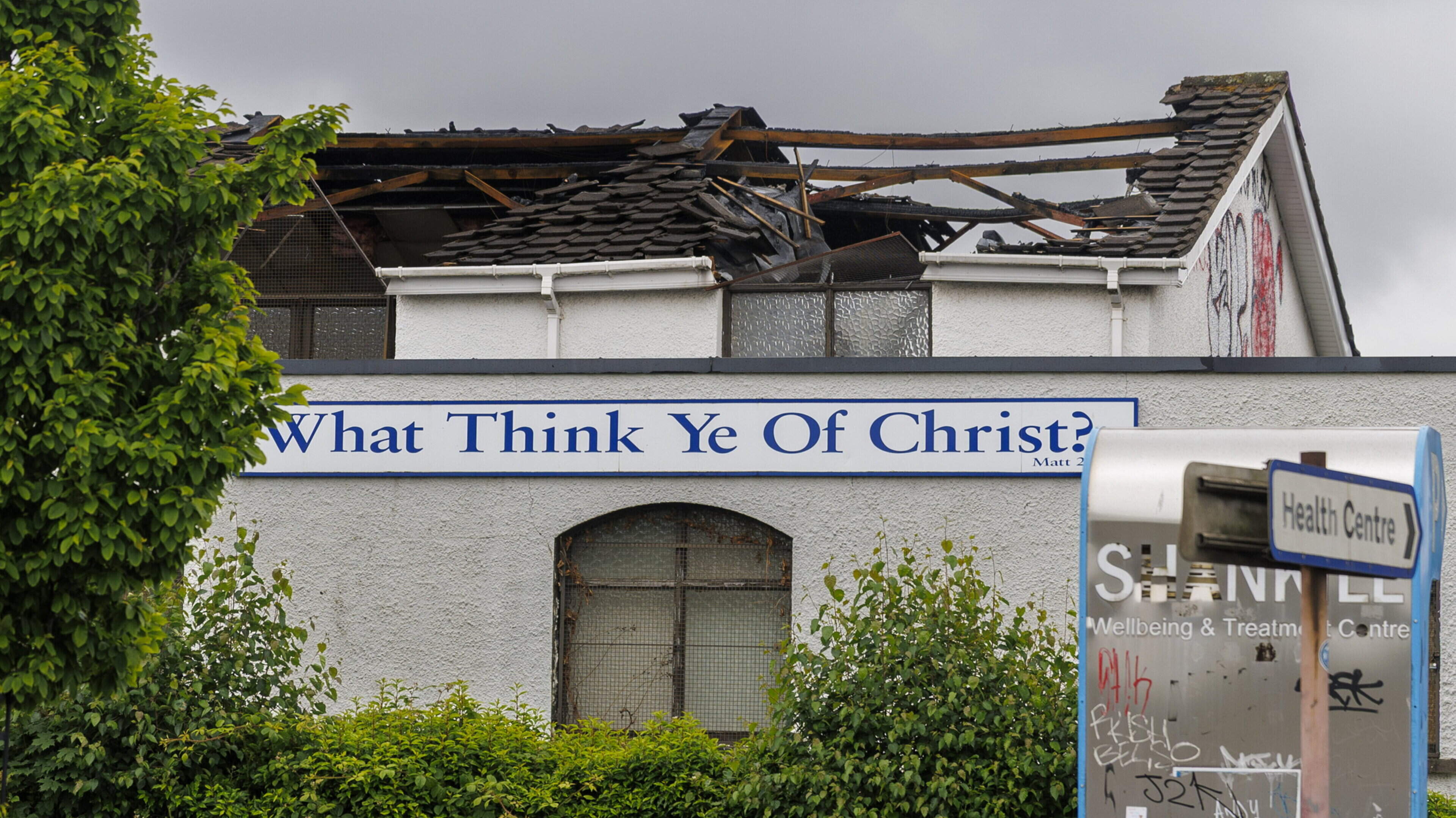 Former city gospel hall ‘totally gutted’ in racially-motivated arson