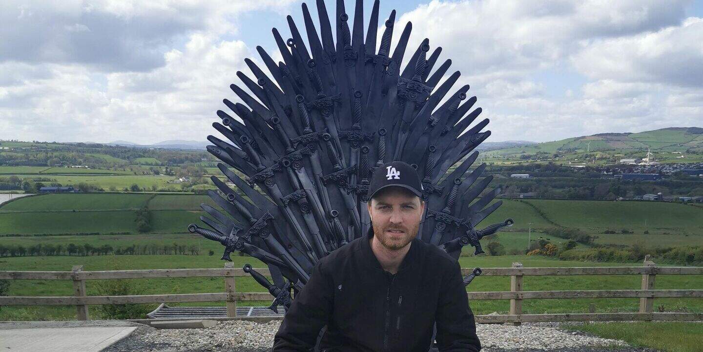 The wedding is coming: Strabane man recreates GoT’s iconic Iron Throne ...