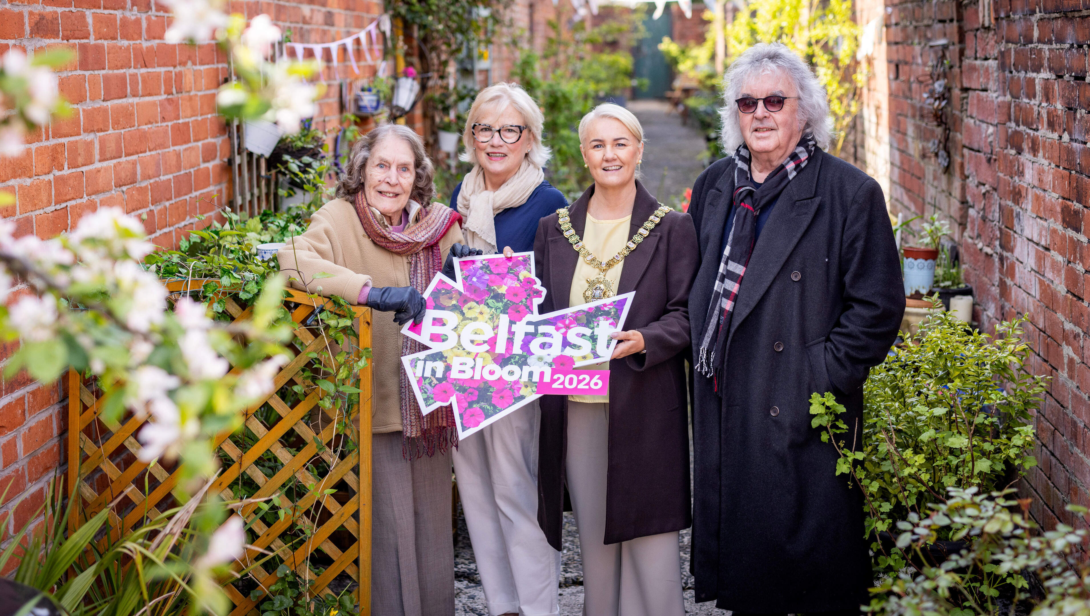 New category in Belfast in Bloom competition celebrates alleyways