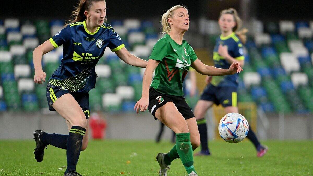 Rachel Rogan double helps Glentoran reach top spot in Women’s ...