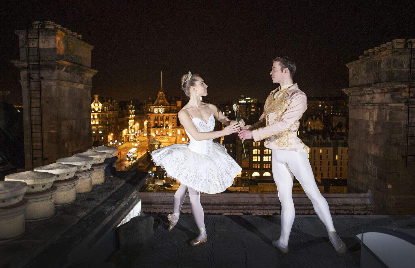Ballet dancers stage rooftop performance of Cinderella | Belfast Telegraph