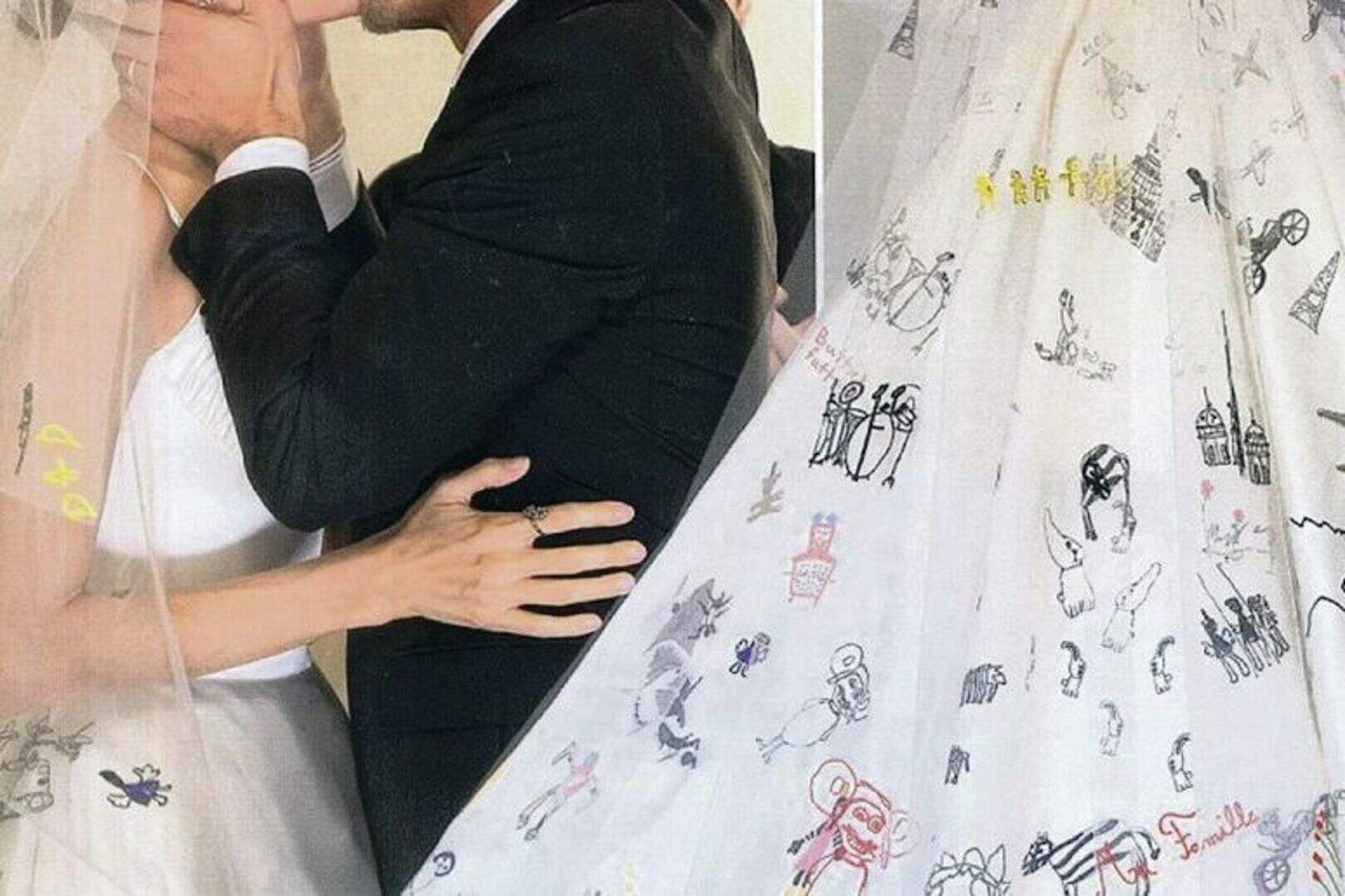 It's the Pitts ... and a very unusual gown for blushing bride Angelina Jolie  | Belfast Telegraph