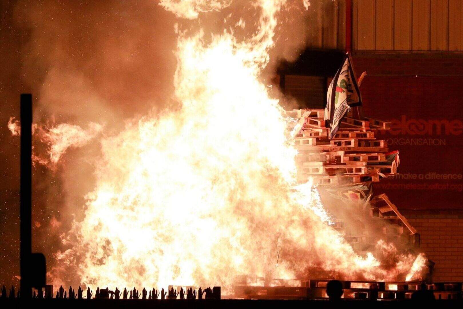 UUP hits out after Danny Kinahan poster placed on bonfire | Belfast ...