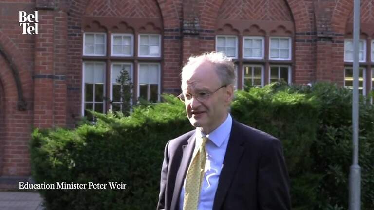 Northern Ireland Education Minister Peter Weir 'content' with schools ...