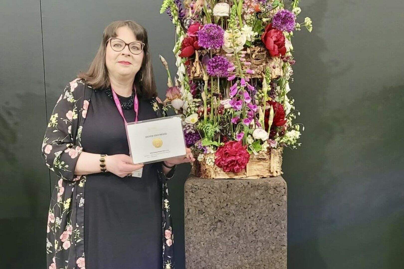 ‘A dream come true’: Florist’s towering achievement at Chelsea Show ...